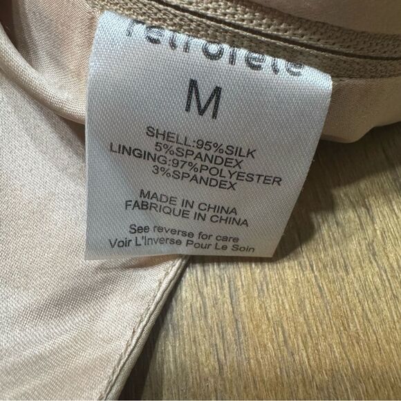 Retrofete Rozik Silk Corset Bodysuit Medium Gathered Bust Boning NWT $325‎ - Picture 10 of 16